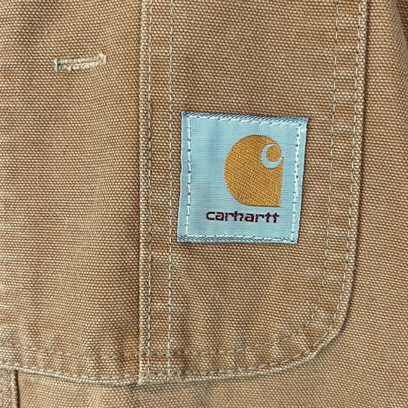 Vintage Mens Carhartt Double Knee Duck Canvas Bib Overalls - Picture 5 of 16